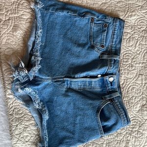 Levi denim shorts